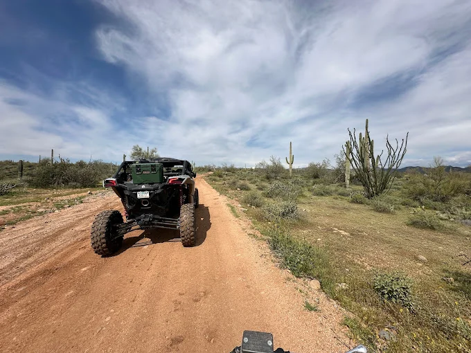offroading in the desert